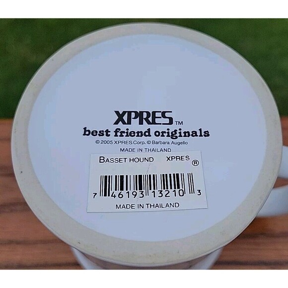 Basset Hound Dog Ceramic Mug Coffee Cup Embossed XPRES Long Ears Gift Novelty - Picture 5 of 11